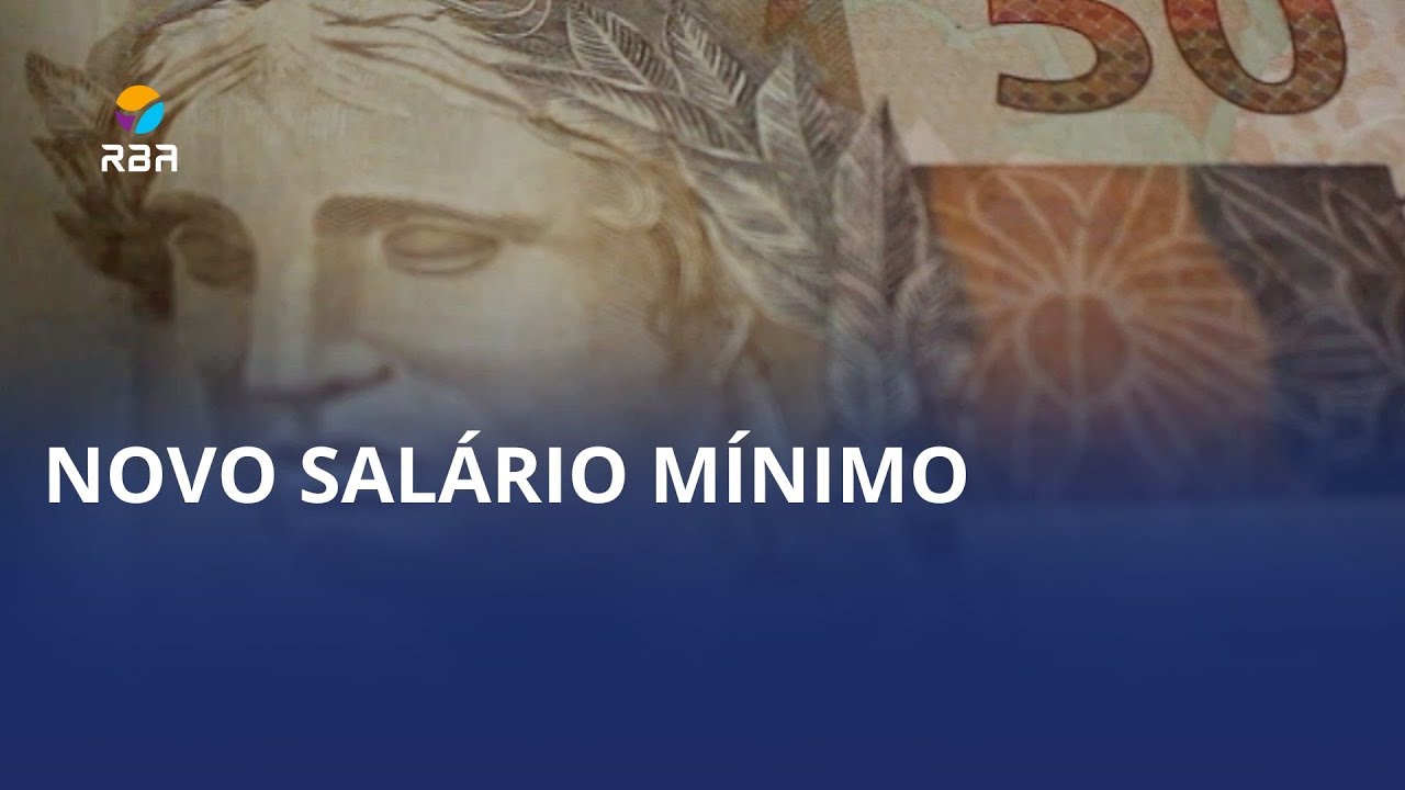 Salário mínimo terá aumento de R$ 103 em 2026
