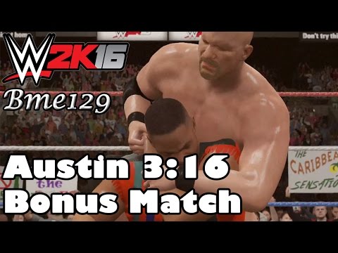 WWE 2K16: 2K Showcase - Austin 3:16 Bonus Match (Stone Cold vs Savio Vega WM 12)