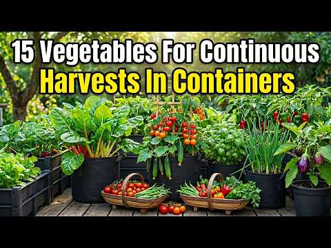 15 Container Vegetables One Time Plant : Busy City Dwellers