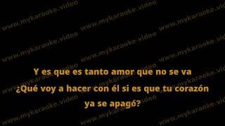 KARAOKE JUAN FERNANDO VELASCO TANTO AMOR