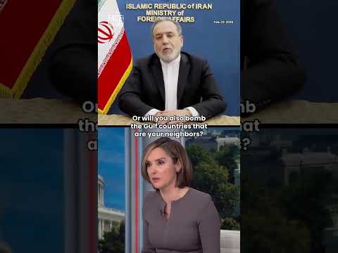 Iranian foreign minister on threats to U.S. personnel in Middle East #shorts