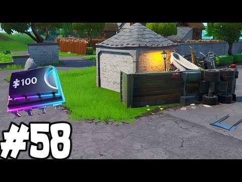 Fortbyte Location #58 Das Emote Traurige Posaune am nördlichen Ende von Snobby Shores einsetzen