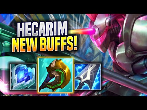 KOREAN CHALLENGER NEW HECARIM REWORK JUNGLE GAMEPLAY! - Challenger Plays Hecarim JUNGLE vs Lee Sin!