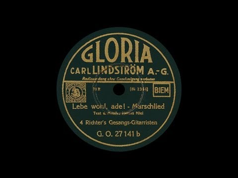 "Lebe wohl, ade!" (Niel) Die vier Richters 1935