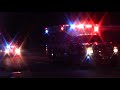 Nutley EMS Rescue 44 And Police Car 28 Responding 12 10 18
