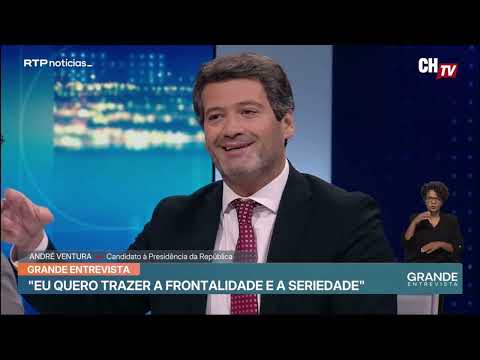 Ventura on RTP's Big Interview: "I want to put the country in order"