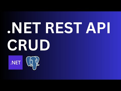 .NET Core Web API CRUD with PostgreSQL and Entity Framework Core