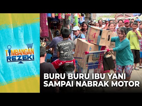NABRAK MOTOR!! Akibat Mengejar Waktu Troli Ibu Yani Menabrak Motor | TIMBANGAN REZEKI