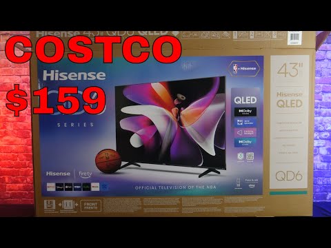 Hisense 43-Inch S5 DécoTV Series Hi-QLED 4K UHD Smart Fire TV (43S5QF, 2026 Model) – Versatile Fit, Hi‑QLED Color, Dolby Vision & Atmos, VRR Gaming, Stream Live TV Without Cable video review thumbnail