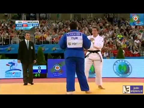 Judo 2013  European Championships Budapest: Uilenhoed (NED) - Kocaturk (TUR) [+78kg] rep