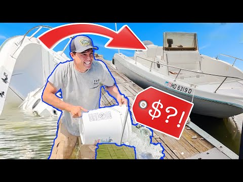 How I Acquired a Sunken Boat for FREE (AND Got it Running)!