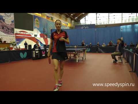 Zironova-Mihailova.Teams quarterfinale.Russian National table tennis championship 2018.FHD