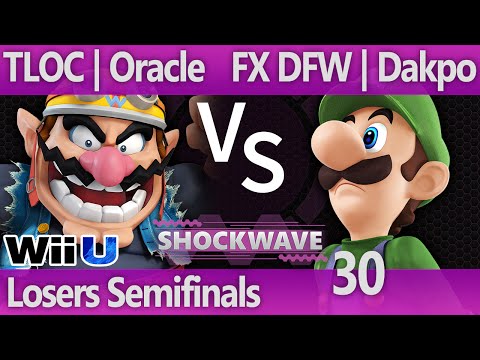 SW 30 Wii U - TLOC | Oracle (Wario) vs FX DFW | Dakpo (Luigi) - Losers Semifinals