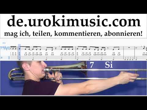 Posaunenunterricht Selena Gomez - Back To You Noten Lernen um-ih995