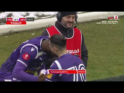GOOOL FC Argeş. Garita, excepţional. S-a distrat cu apărarea sibienilor
