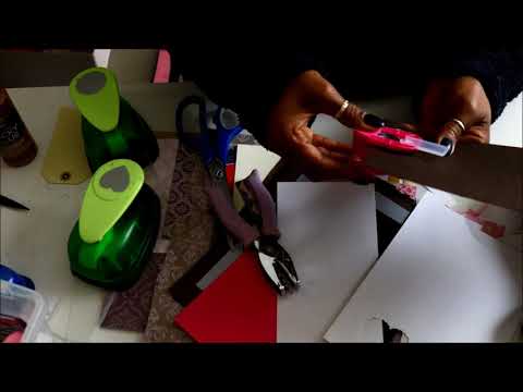 DIY: EASY EMBELLISHMENTS FROM SCRAPS & PAPER PUNCHES..HEART & CIRCLE TAGS