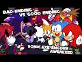 FNF BAD ENDING VS GOOD ENDING Triple Trouble The Encore Awemixed Mods Hard Gameplay