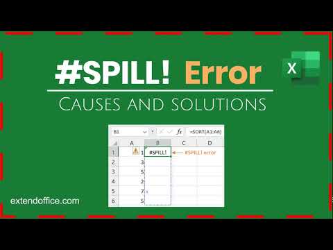 Excel's #SPILL! Error: Causes and Solutions (Full Guide)