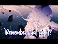 Nightcore - Remember That Night (Sara Kays) - (Lyrics)