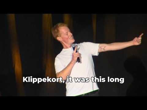 Conrad remembers klippekort - funny English comedian talks about Denmark 🇩🇰
