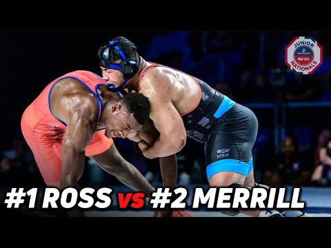 Junior Final 285lbs - Dreshaun Ross, Iowa vs Coby Merrill, California | 2025 Junior Nationals