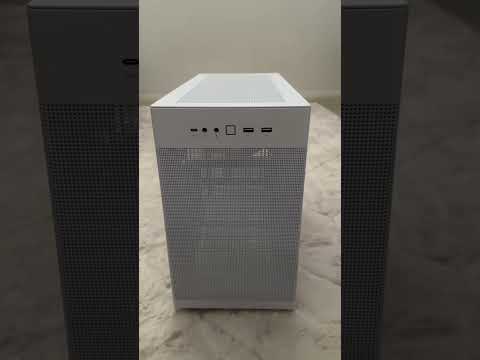 ASUS Prime AP201 MicroATX White Tempered Glass Case