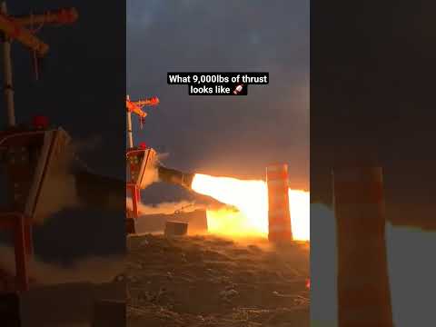 9,000lbs student built rocket engine #space #rocket #engineering #science #technology
