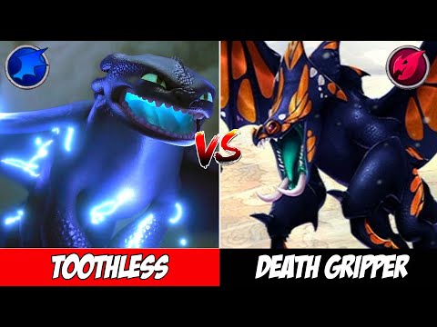 Toothless vs. Boss Deathgripper | Dragons: Rise of Berk (Gauntlet event)