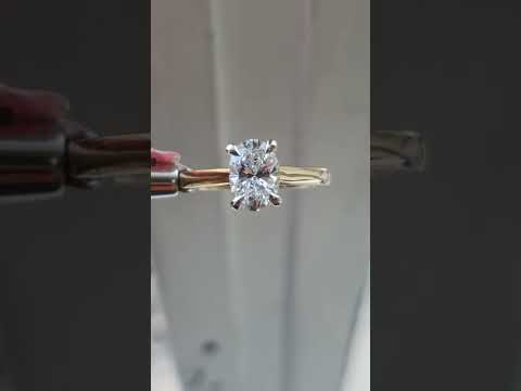 OVAL DIAMOND SOLITAIRE RING