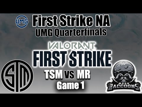 TSM vs Moon Raccoons Game 1 - UMG Quarterfinals | Valorant First Strike NA | Highlights