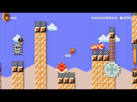 8-1 Desert Monday ft. Wiggler#TJ by Geralt177 🍄 Super Mario Maker 2 ☆Switch☆ #anv
