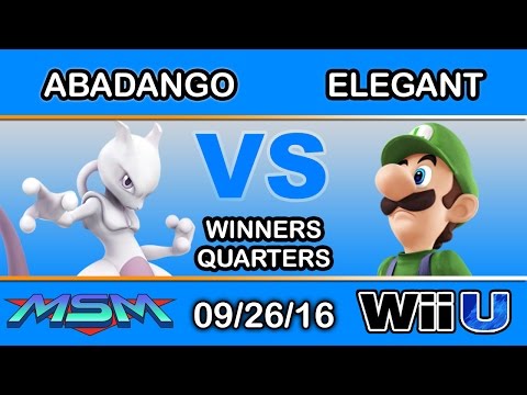 MSM 67 - Abadango (Mewtwo) Vs. eM | Elegant (Luigi) Winners Quarters - Smash Wii U