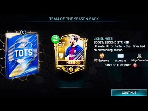 I GOT 97 OVR UTOTS MESSI - GREATEST UTOTS PACK OPENING IN FIFA MOBILE  - Gameplay Review Video