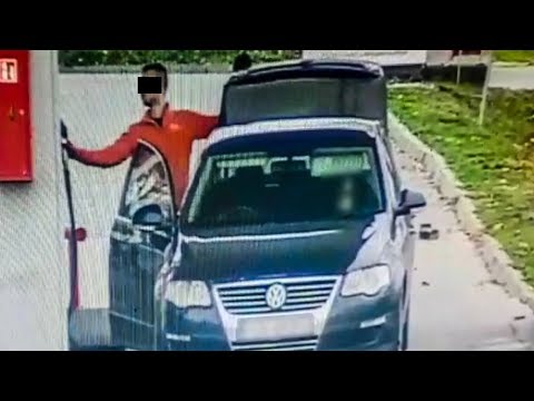Kradli paliwo na stacjach. Wlewali je do 100-litrowego zbiornika w bagażniku
