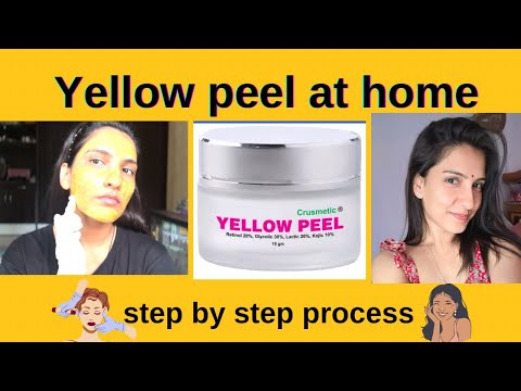 Yellow peel for reduce dark spots, pigmentation, wrinkles an...