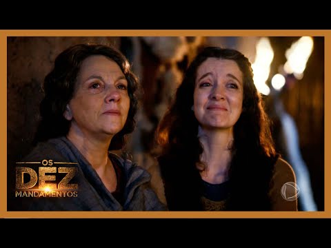 Joquebede e Miriã se emocionam ao falar de Anrão | OS DEZ MANDAMENTOS