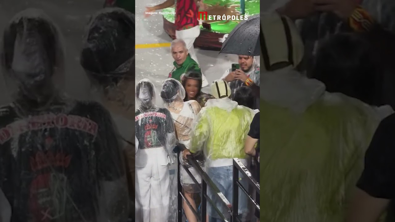 Alane Dias beija enteada na Sapucaí e Fran Gil se derrete