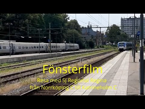 2021-07-13 TÅGLUFF Resa med SJ Regional Regina från Norrköping C till Katrineholm C