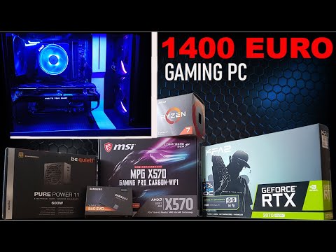 1400 EURO GAMING PC SELBST GEBAUT RYZEN 7 I RTX 2070 SUPER I NZXT H510 ELITE