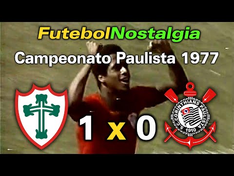 Portuguesa 1 x 0 Corinthians - 10-07-1977 ( Campeonato Paulista )