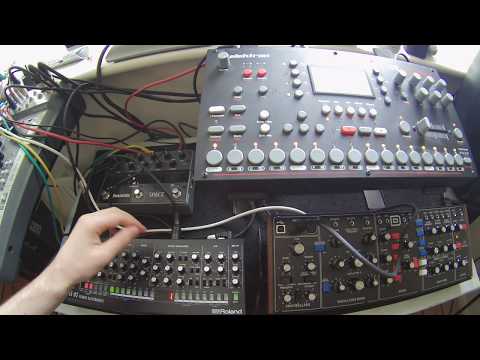 Elektron Octatrack, Behringer Model D & Roland SE02