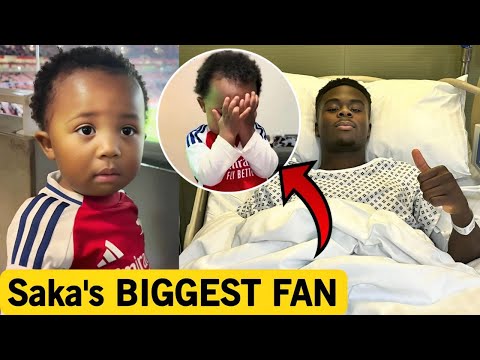 Saka's Injury Breaks His BIGGEST FAN's Heart 😭💔