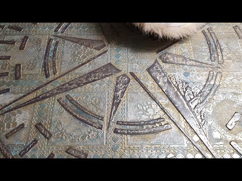 Stencil Technique With hawo MarmorAntik Spachtel