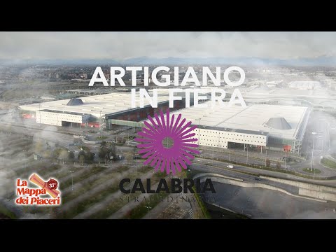 MAPPA DEI PIACERI SPECIALE ARTIGIANO IN FIERA MILANO EDIZIONE 2024 REGIONE CALABRIA ARSAC