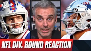Download the video "Reaction to Cowboys-49ers, Bengals-Bills, Giants-Eagles, NFL Playoff Divisional Rd. | Colin Cowherd"