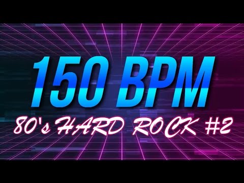 150 BPM - 80's Hard Rock #2 - 4/4 Drum Track - Metronome - Drum Beat