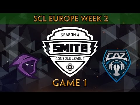 SMITE Console League S4 Spring Split EU Week 2 - Team Rival vs. CAZ Esports (Game 1)