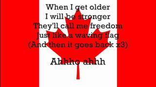 Young Canadian Artists Wavin&#39; Flag Lyrics for Haiti