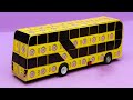 How To Make Matchbox TOY Double Decker Bus With DC Motor DIY Miniature Bus Awesome Homemade TOYs