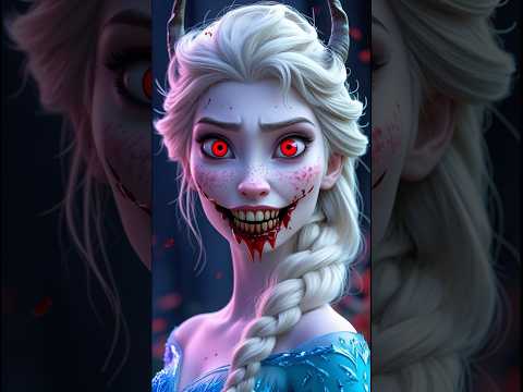 HORROR VERSION OF FROZEN CARTOON #horror #shorts